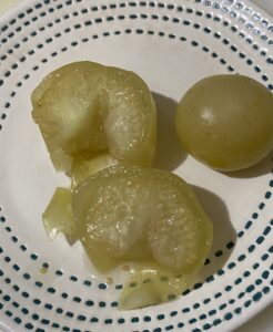 Cooked tomatillos (4 minutes) became too soft